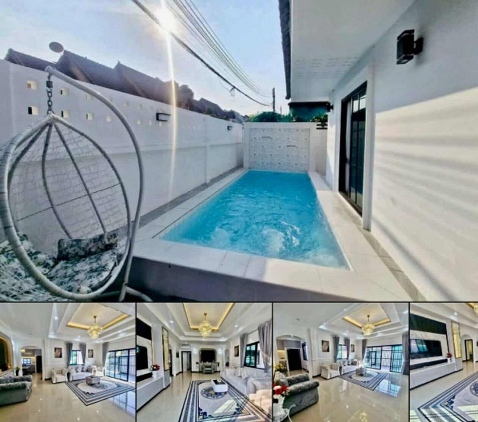 🔥🗝️ #Direct #coagentwelcome 🏡 Available for Rent Now! 💥 House Ready for Rent 💥 📍 Located in Pattaya Land and House Village (Soi Nern Plub Wan, Nong Prue) ✨ Property Details: • 🛏 3 Bedrooms • 🚿 2 Bathrooms • 🏊♂️ Private Swimming Pool • 🌿 Land Size: 60 sq.wah • 💸 Rent: 50,000 Baht/month (Including pool service, garden maintenance, and common area fees) • 🔒 2 Months Deposit Required 📌 Perfect home in a quiet, secure village—move in ready! 📞 For more information, please contact: โทร: 095-962-9259 (B) LINE: baby189 Telegram / WhatsApp: +66959629259 📲 Don’t miss out—book a viewing today! #FindEasyProperty #บ้านเช่าพัทยา #บ้านพร้อมอยู่ #บ้านพร้อมสระว่ายน้ำ #อสังหาพัทยา #บ้านเช่าหรู #PattayaRental #PoolVillaForRent 🏠💼🌴